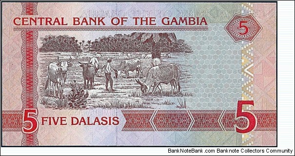 Banknote from Gambia year 0