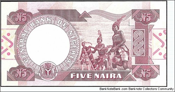 Banknote from Nigeria year 2001