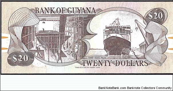 Banknote from Guyana year 0