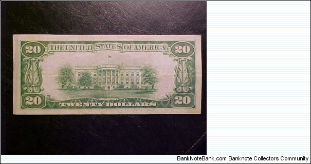 Banknote from USA year 1928