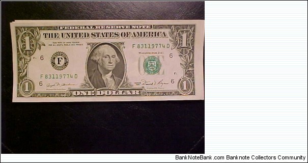 Banknote from USA year 1981