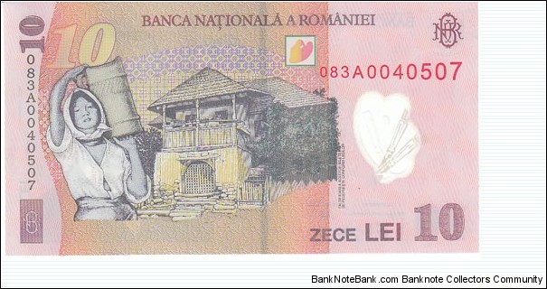 Banknote from Romania year 2005