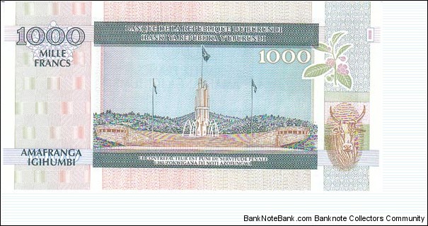 Banknote from Burundi year 2009
