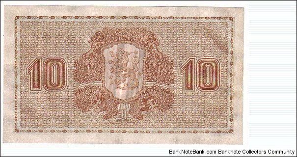 Banknote from Finland year 1922