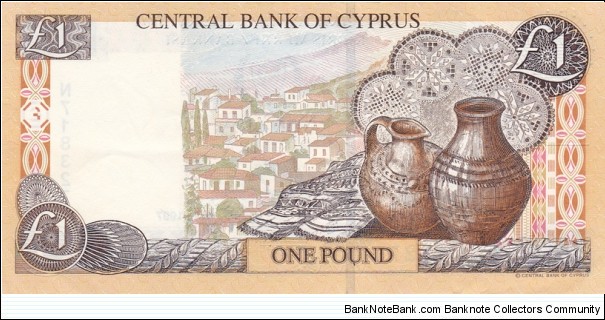 Banknote from Cyprus year 1997