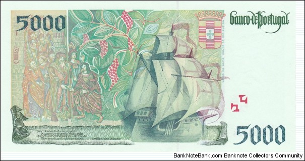 Banknote from Portugal year 1997