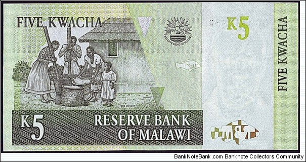 Banknote from Malawi year 2005