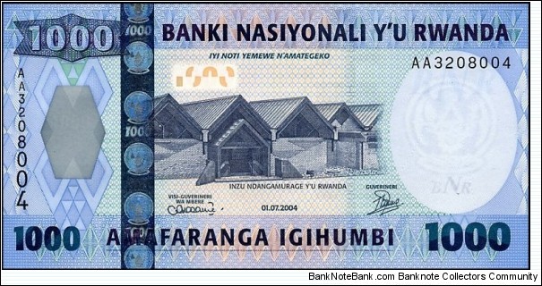1000 Frnacs Banknote