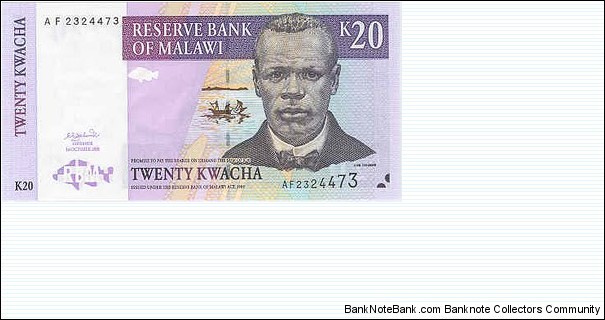 20 Kwacha Banknote