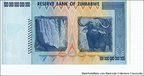 Banknote from Zimbabwe year 2008