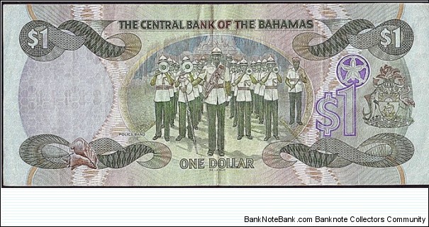 Banknote from Bahamas year 2001