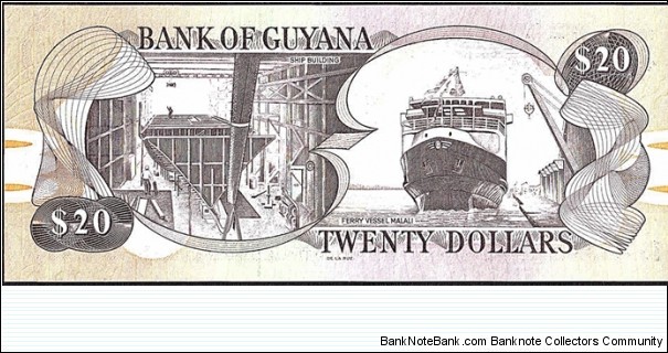 Banknote from Guyana year 0