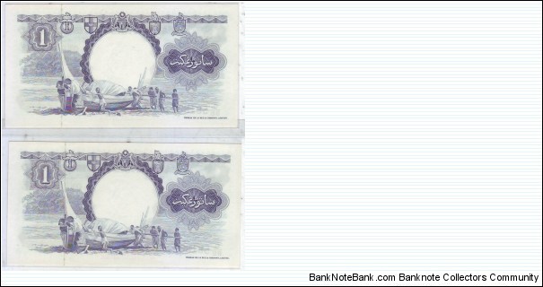 Banknote from Malaysia year 1959