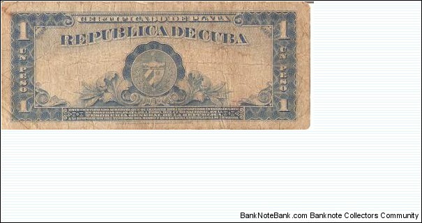 Banknote from Cuba year 1938