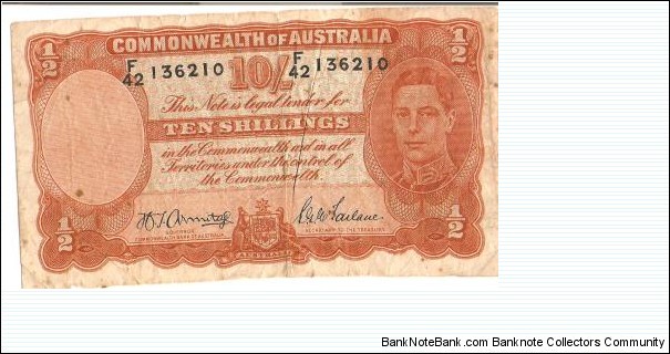 ten shillings Banknote