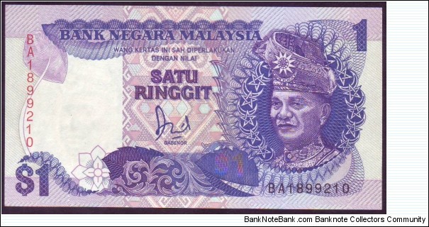 REPLACEMENT 1RINGGIT WITHOUT SILVER TREAD PREFIX 
