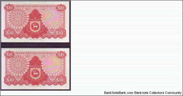 Banknote from Malaysia year 1967