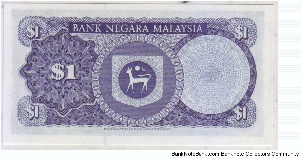 Banknote from Malaysia year 1982