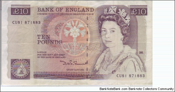 10 POUNDS Banknote