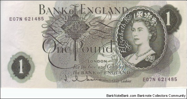  1 POUNDS Banknote