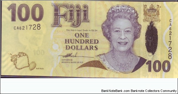 HYBRID POLYMER
100 DOLLAR Banknote