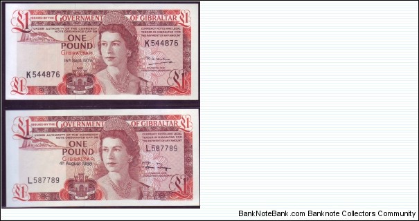 1 POUND
(1979 AND 1988) Banknote
