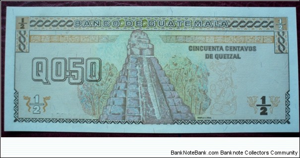 Banknote from Guatemala year 1998