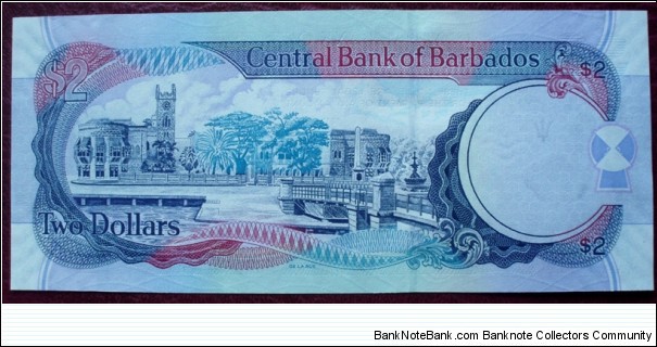 Banknote from Barbados year 2007