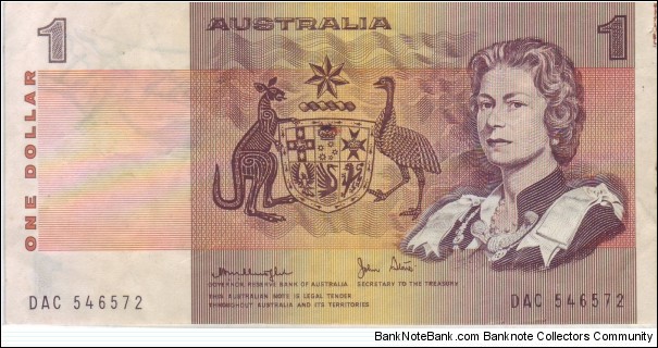 1 DOLLAR Banknote