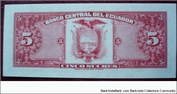 Banknote from Ecuador year 1983