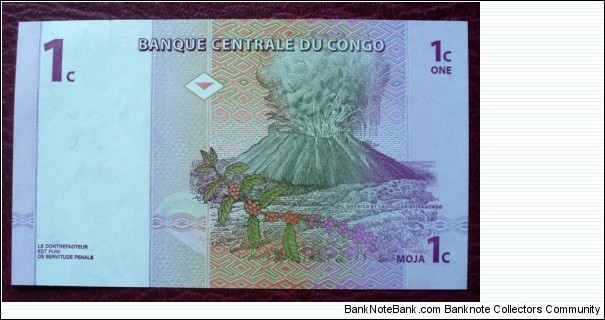 Banknote from Congo year 1997