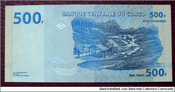 Banknote from Congo year 2002