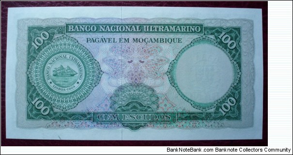 Banknote from Mozambique year 1961