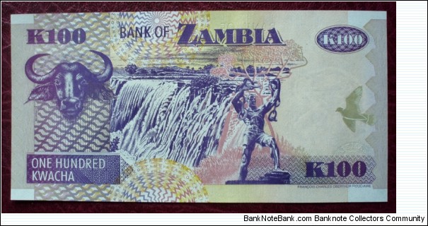 Banknote from Zambia year 2006