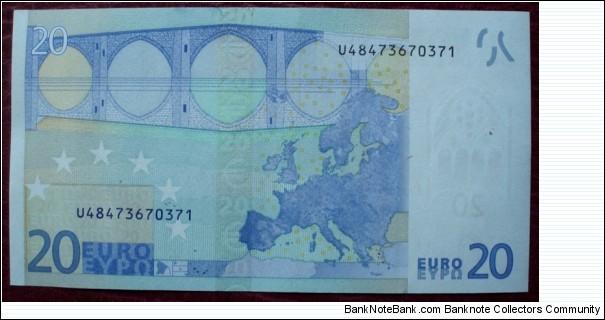 Banknote from France year 2002