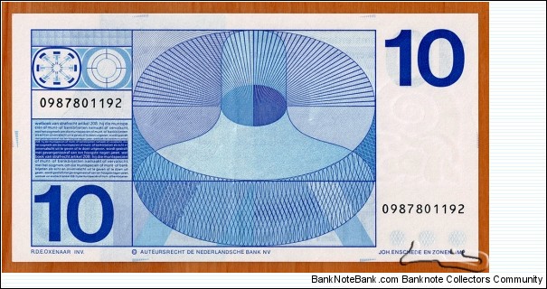 Banknote from Netherlands year 1968