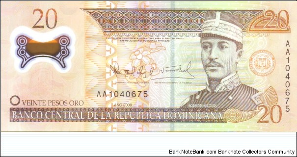 DOMINICAN REBUBLIC 20PESOS Banknote