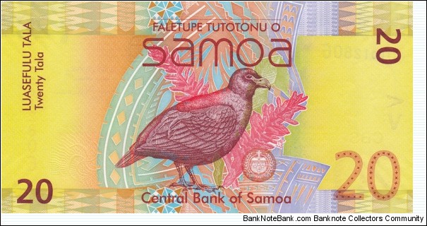 Banknote from Samoa year 2008