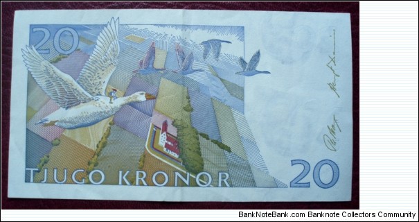 Banknote from Sweden year 1991