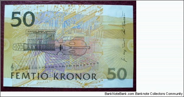 Banknote from Sweden year 1996