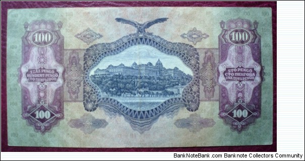 Banknote from Hungary year 1930