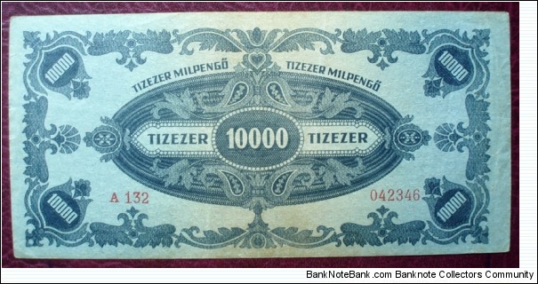 Banknote from Hungary year 1946