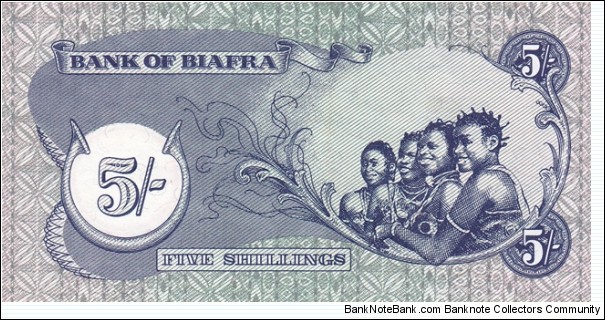 Banknote from Biafra year 0