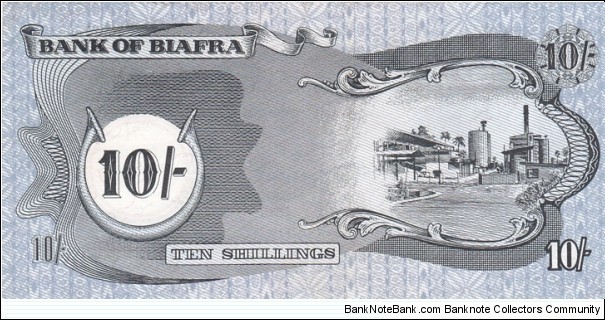 Banknote from Biafra year 0