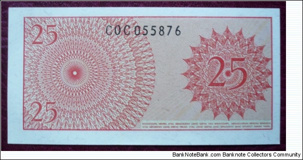 Banknote from Indonesia year 1964