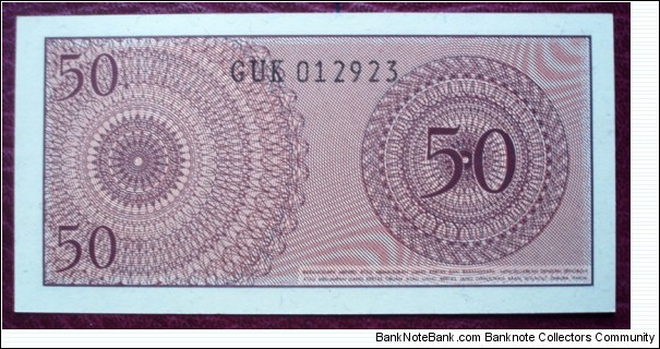 Banknote from Indonesia year 1964