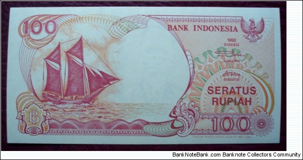 Banknote from Indonesia year 1992