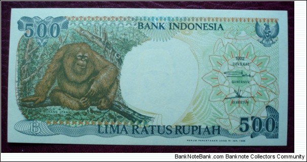 Banknote from Indonesia year 1992