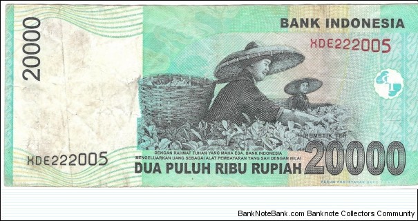 Banknote from Indonesia year 2004