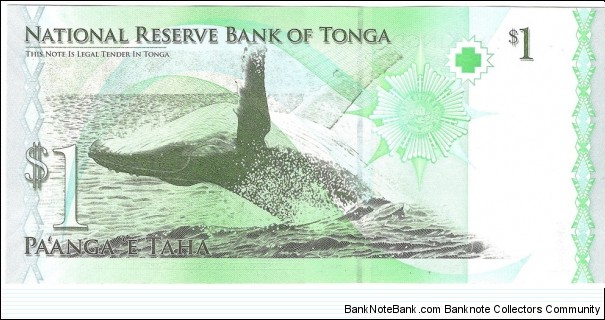 Banknote from Tonga year 2009